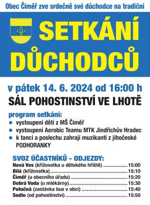 Setkání důchodců - 14. června 2024 