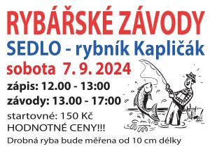 Rybářské závody - Sedlo rybník Kapličák 1